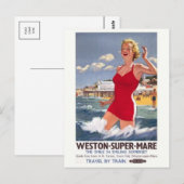 Vintage Abbildung Postcard Postkarte (Vorne/Hinten)