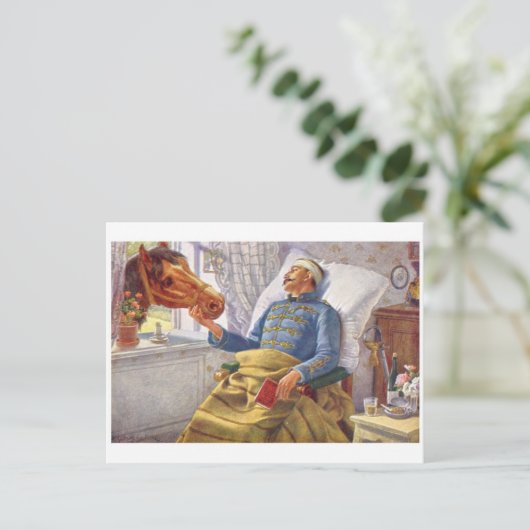 Vintage Abbildung Postcard Postkarte (Stehend Vorderseite)