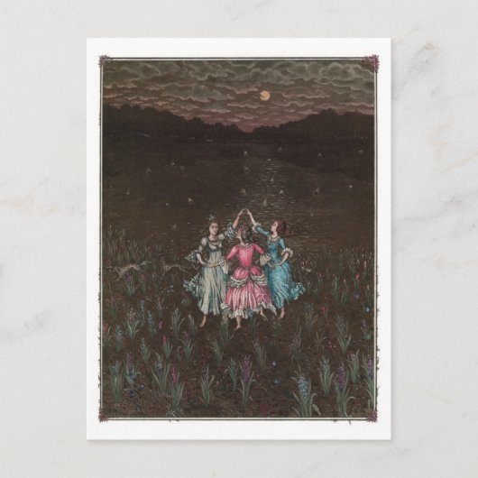 Vintage Abbildung Postcard Postkarte (Vorderseite)