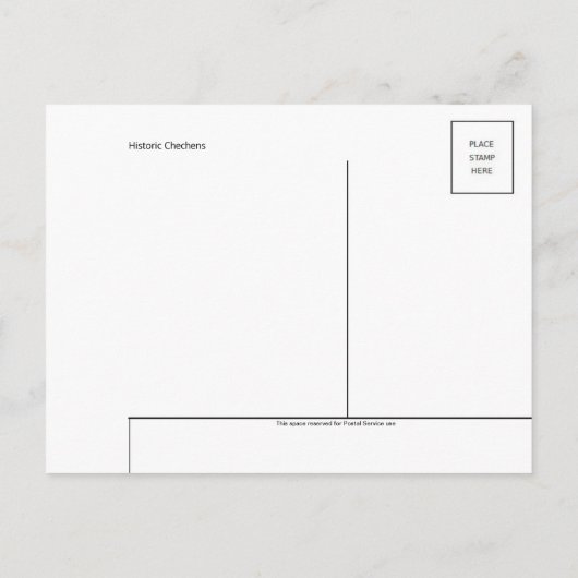 Vintage Abbildung Postcard Postkarte (Rückseite)