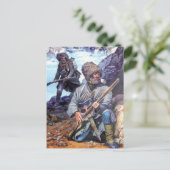 Vintage Abbildung Postcard Postkarte (Stehend Vorderseite)