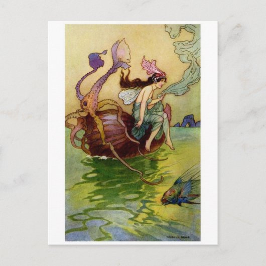 Vintage Abbildung Postcard Postkarte (Vorderseite)