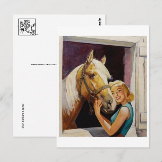 Vintage Abbildung Postcard Postkarte (Vorne/Hinten)