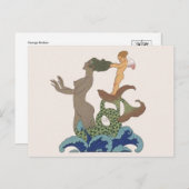 Vintage Abbildung Postcard Postkarte (Vorne/Hinten)