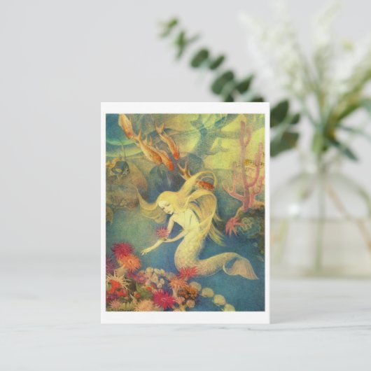 Vintage Abbildung Postcard Postkarte (Stehend Vorderseite)