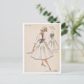 Vintage Abbildung Postcard Postkarte (Stehend Vorderseite)