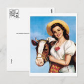 Vintage Abbildung Postcard Postkarte (Vorne/Hinten)