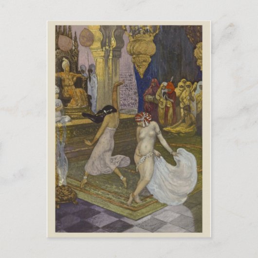 Vintage Abbildung Postcard Postkarte (Vorderseite)