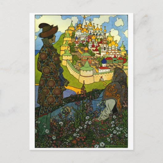 Vintage Abbildung Postcard Postkarte (Vorderseite)