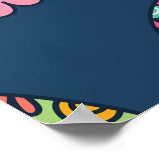 Vintage Abbildung Poster (Ecke)