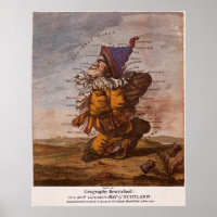Vintage Abbildung Schottlands (1794)