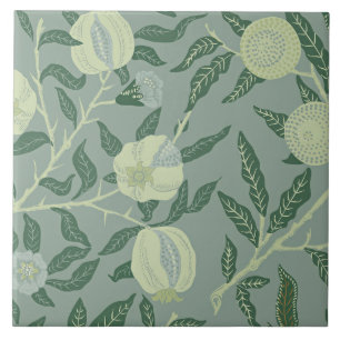 Vintage Abbildung von Obst oder Granatapfel Fliese