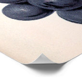 Vintage Abbildung von Trauben Poster (Ecke)