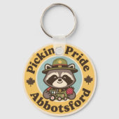 Vintage Abbotsford BC Picking Pride Schlüsselanhänger (Rückseite)