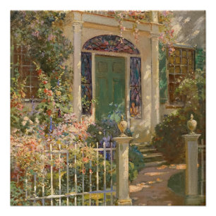 Vintage Abbott Fuller Graves Portsmouth Eingangstü Poster