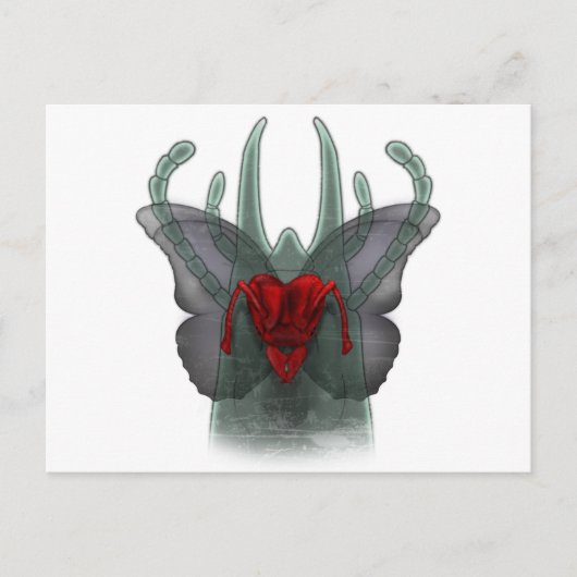 Vintage Abdeckung Postkarte (Vorderseite)