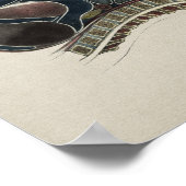 Vintage Abdominalanatomie Poster (Ecke)