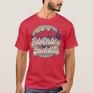 Vintage-Abenteuer-Kumpels-Wanderer-Camping-Matchin T-Shirt