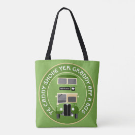 Vintage Aberdeen Doppeldecker-Bustasche Tasche