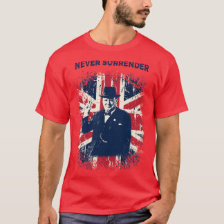 Vintage abgenutzt Winston Churchill T-Shirt