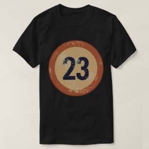Vintage abgenutzte Nummer 23 T-Shirt