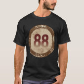 Vintage abgenutzte Nummer 88 T-Shirt (Vorderseite)