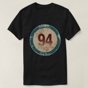 Vintage abgenutzte Nummer 94 T-Shirt
