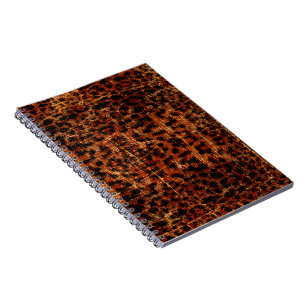 Vintage abgenutzter Grunge-Jaguar-Tierdruck Notizblock