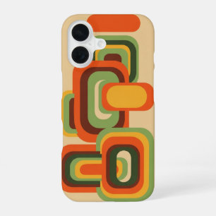 Vintage abgerundete Rechtecke iPhone 16 Hülle