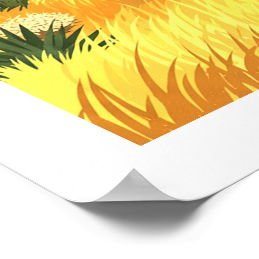 Vintage Abilene Texas Poster (Ecke)