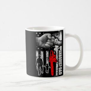 Vintage Aborist Dad Amerikanische Flagge USA-Flagg Kaffeetasse
