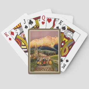 Vintage Abrvzzo Italien Spielkarten