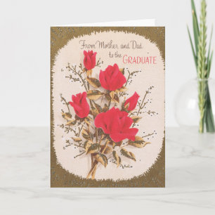 Vintage Abschluss-Karte Karte