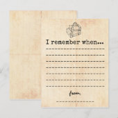 Vintage Abschluss-Speicherkarte Ankündigungspostkarte (Vorne/Hinten)