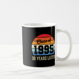 Vintage-Abschlussklasse von 1995 30 Jahre später W Kaffeetasse