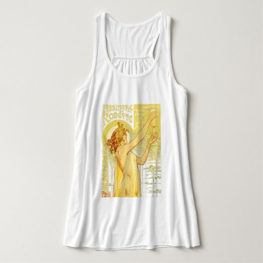Vintage Absinth Poster Art Tank Top (Design Vorderseite)