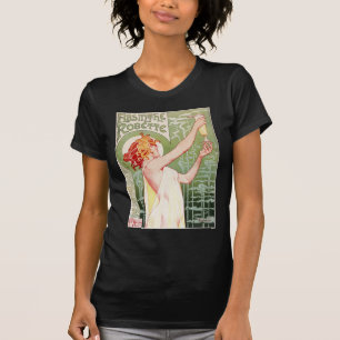 Vintage Absinth Robette und Jugendstil T-Shirt