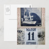 Vintage Absinth-Werbung mit Cat Postkarte (Vorne/Hinten)