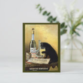 Vintage Absinthe Bourgeois-Werbung Postkarte (Stehend Vorderseite)