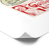 Vintage Absinthe Posters Poster (Ecke)