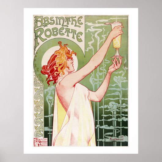 Vintage Absinthe Posters Poster (Vorne)