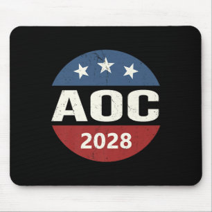 Vintage Abstimmung Alexandria Ocasio-cortez Präsid Mousepad