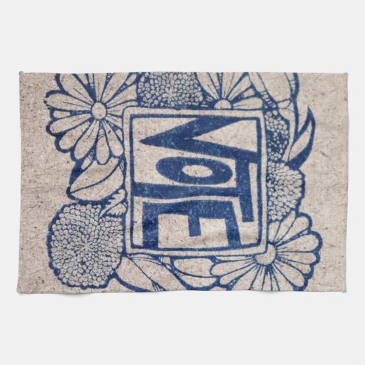 VINTAGE ABSTIMMUNG GESCHIRRTUCH (Horizontal)