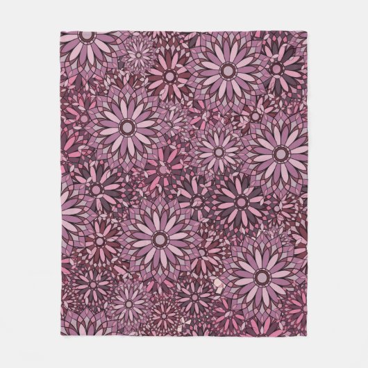 Vintage abstract background. Mandala style. seamle Fleecedecke (Vorderseite)