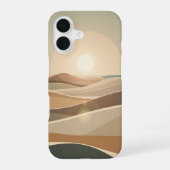 Vintage Abstract Beach iPhone 16 Hülle (Rückseite)