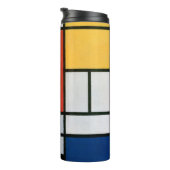 Vintage Abstract Composition by Piet Mondrian Thermosbecher (Nach rechts gedreht)