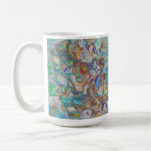 Vintage Abstract Dream –Sepia Fantasy Nature Kaffeetasse (Links)