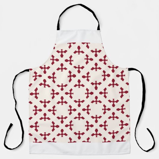 Vintage abstract geometric floral pattern. Seamles Schürze (Vorderseite)