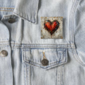 Vintage Abstract Hearts - Button (Beispiel)