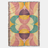 Vintage Abstract Pattern Decke (Vorderseite Vertikal)